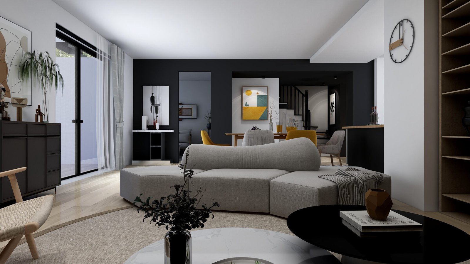 _Mme Monnier- LONGJUMEAUX -PROJET-Salon 1+Cuisine+Salle à Manger-20240927-034904